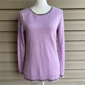 •Old Navy• NWT Crewneck Gold Trim Cotton Blend Sweater - Size Small